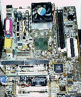 A computer motherboard